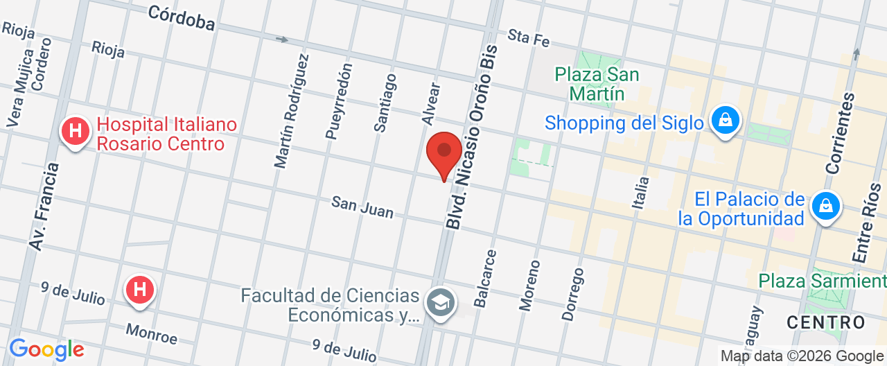 Mapa de la ubicación