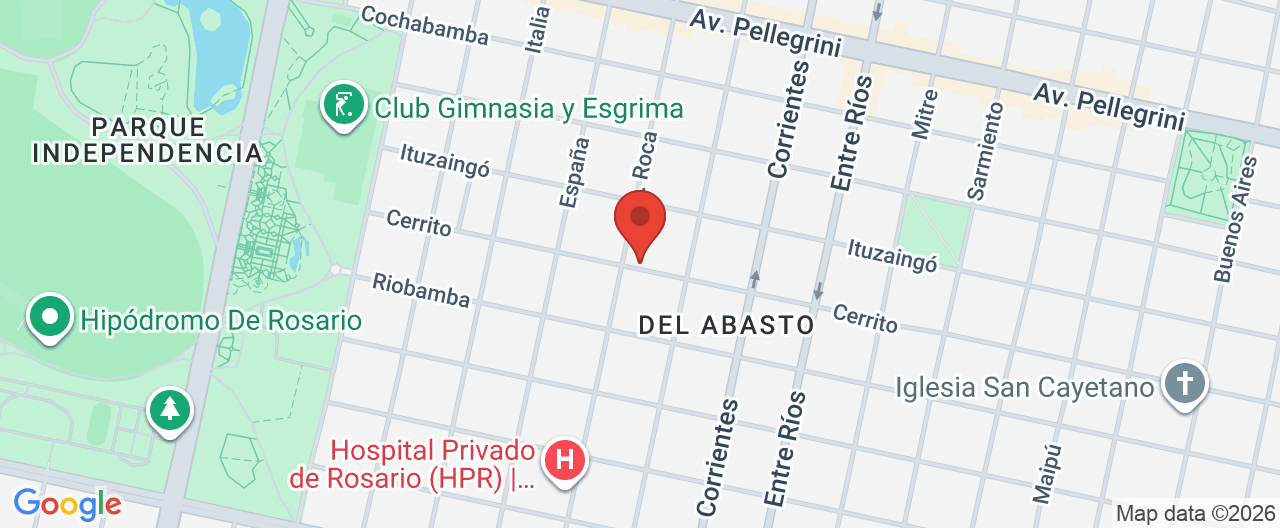 Mapa de la ubicación