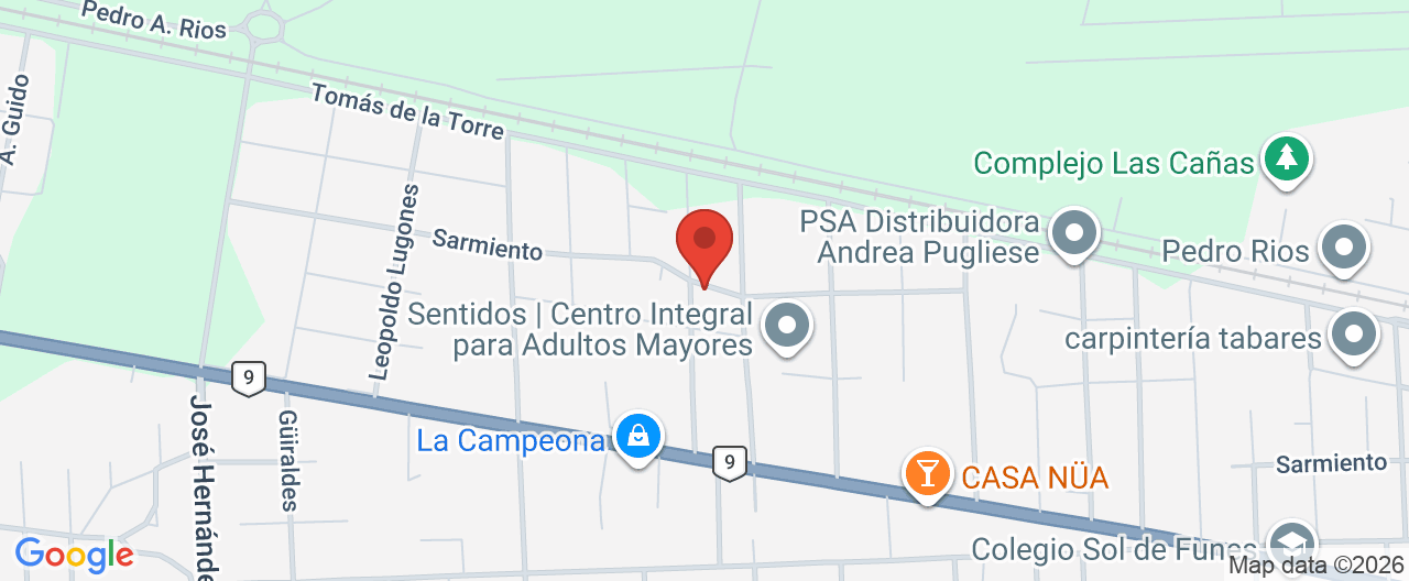 Mapa de la ubicación