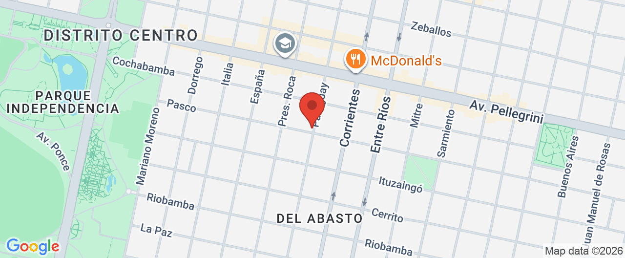 Mapa de la ubicación
