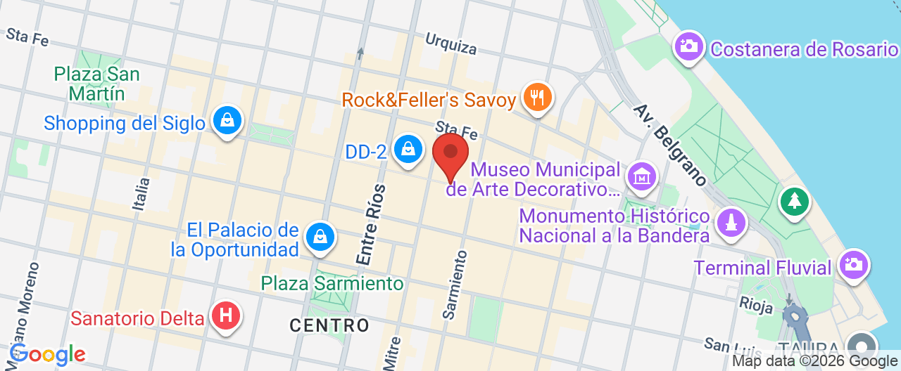 Mapa de la ubicación
