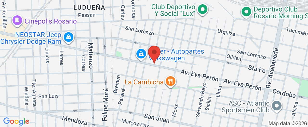 Mapa de la ubicación