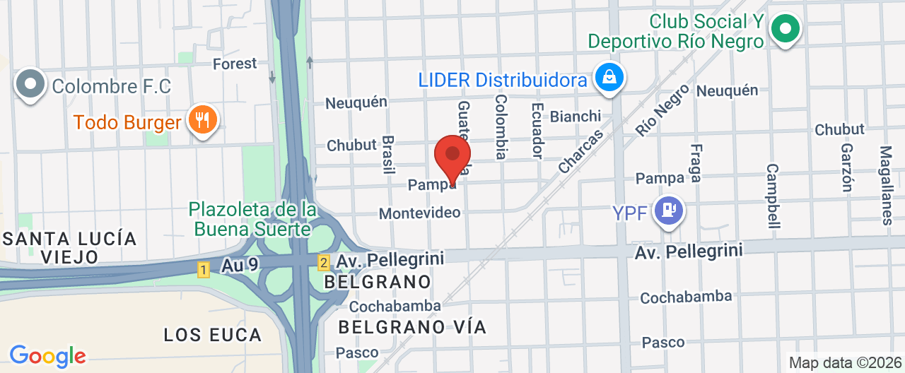 Mapa de la ubicación
