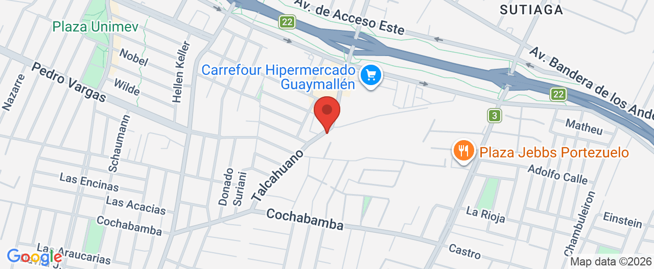 Mapa de la ubicación