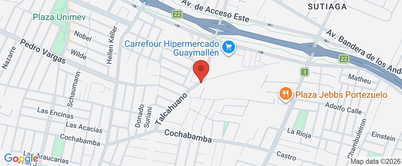 Mapa de la ubicación