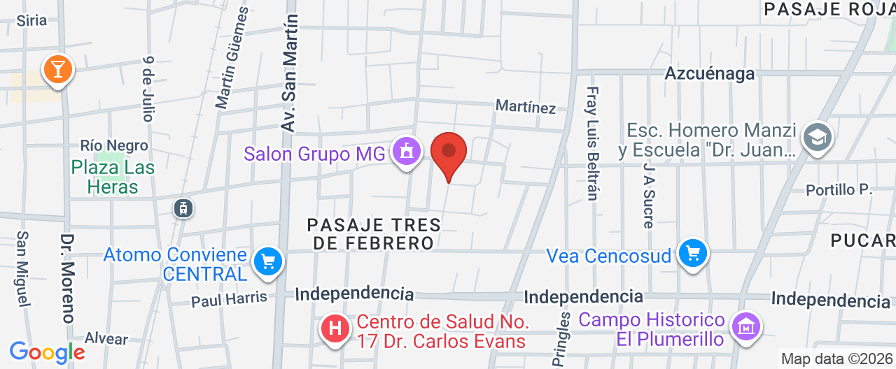 Mapa de la ubicación