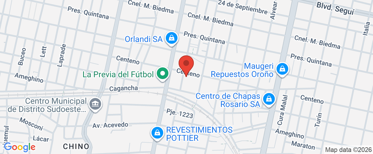 Mapa de la ubicación