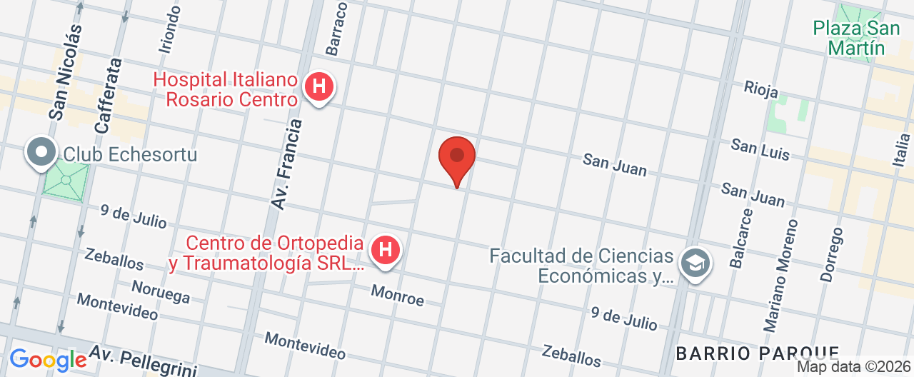 Mapa de la ubicación
