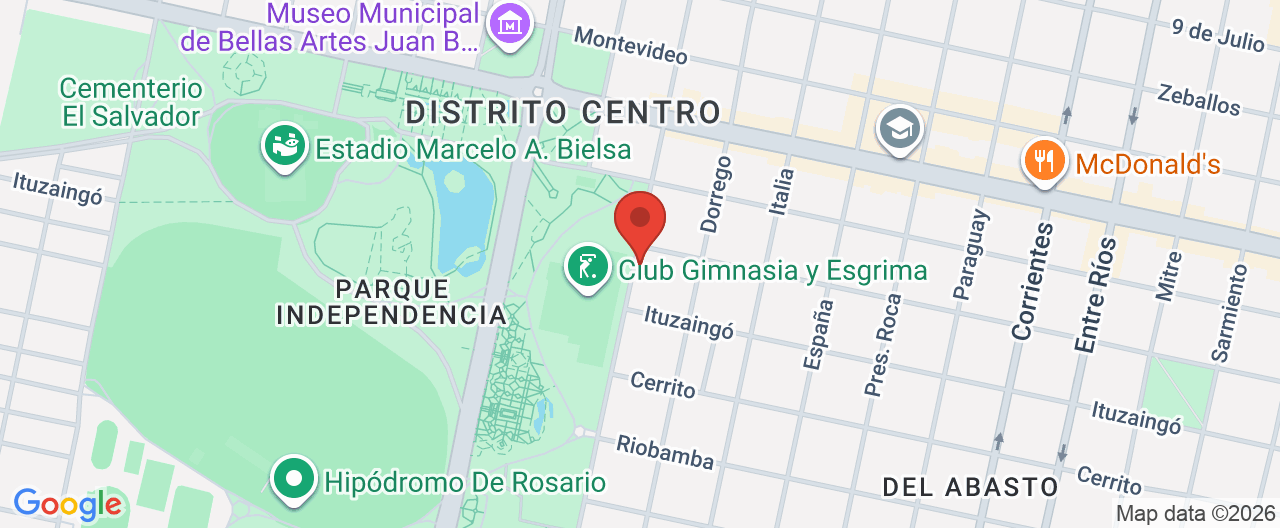 Mapa de la ubicación