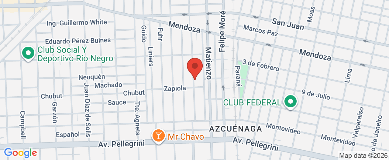 Mapa de la ubicación