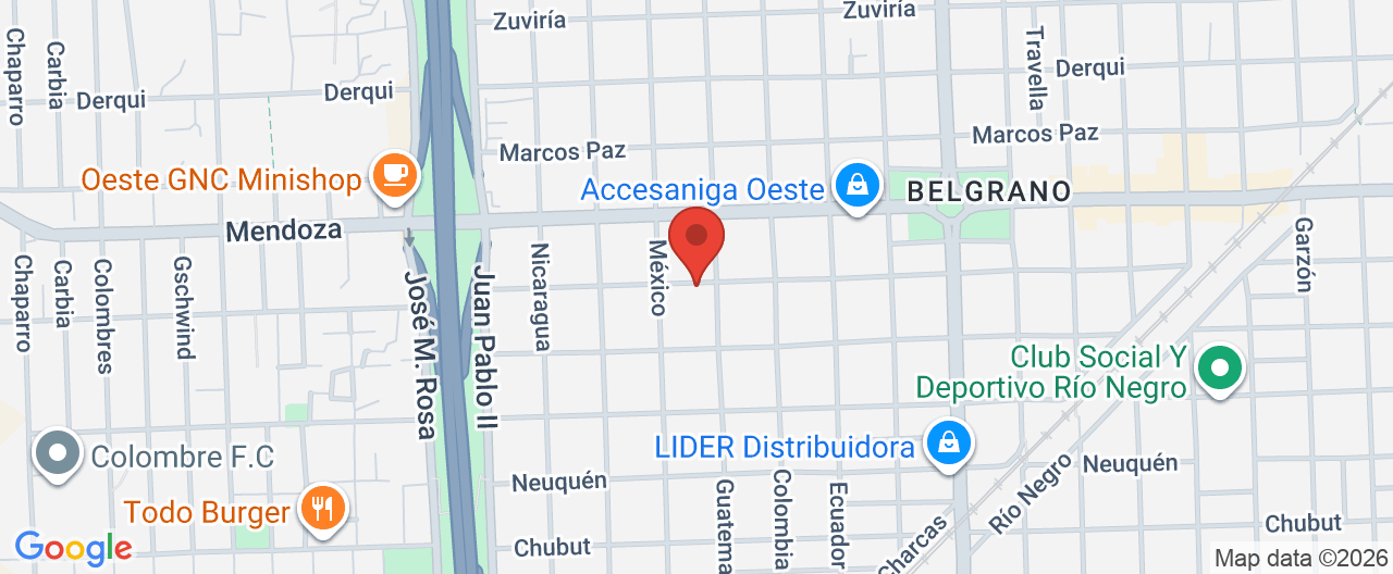 Mapa de la ubicación