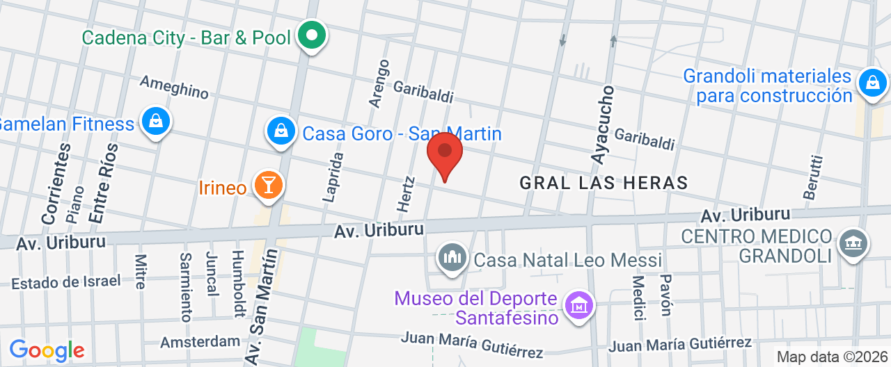 Mapa de la ubicación