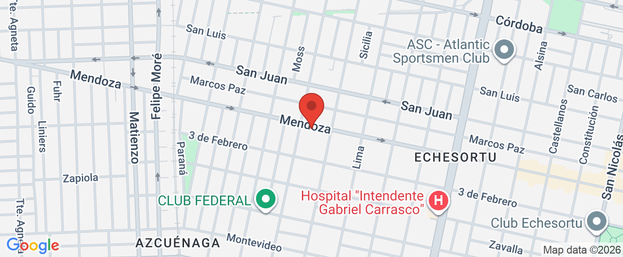 Mapa de la ubicación