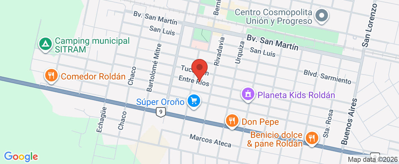 Mapa de la ubicación