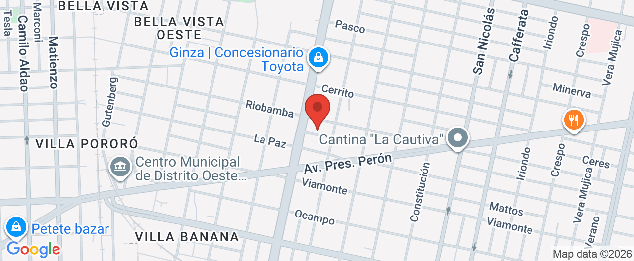 Mapa de la ubicación