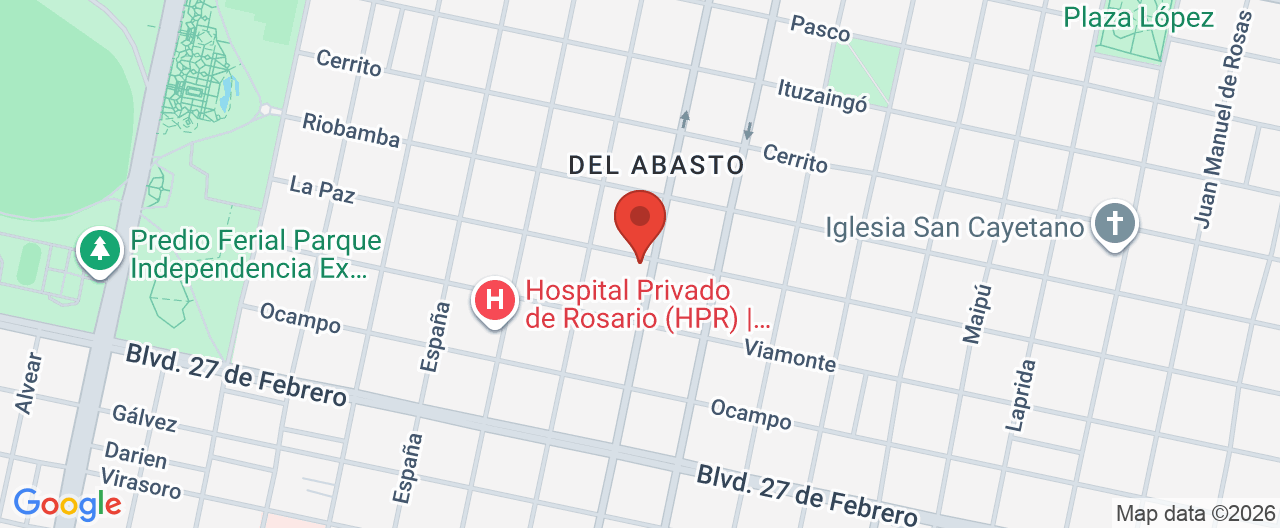 Mapa de la ubicación