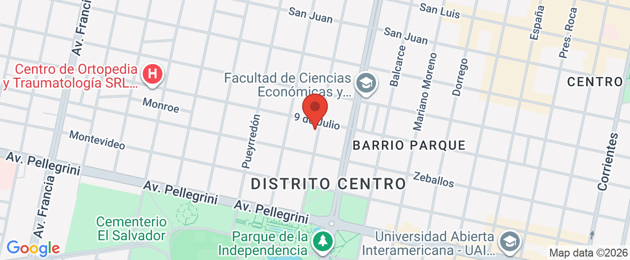 Mapa de la ubicación