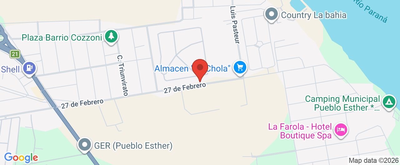Mapa de la ubicación