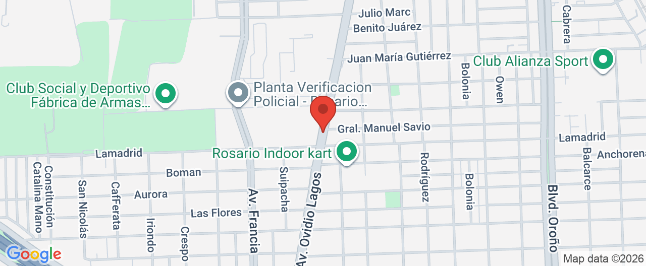 Mapa de la ubicación