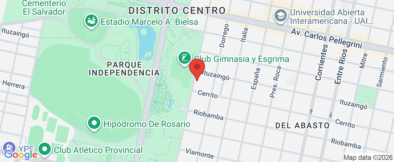 Mapa de la ubicación