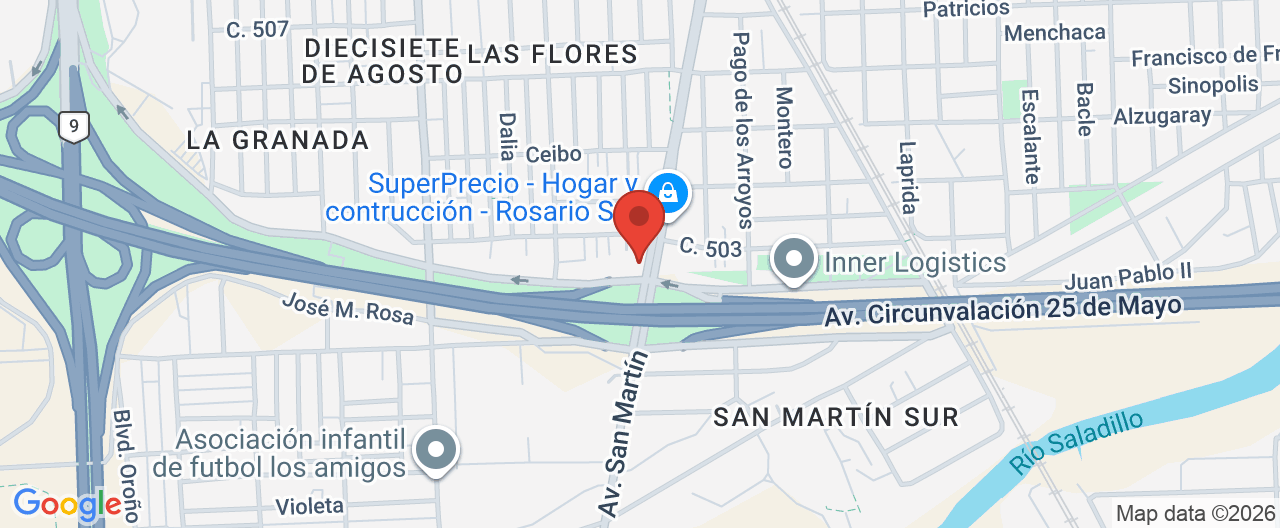 Mapa de la ubicación
