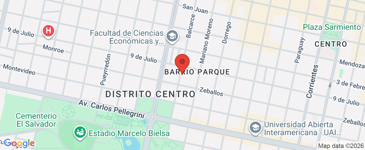 Mapa de la ubicación