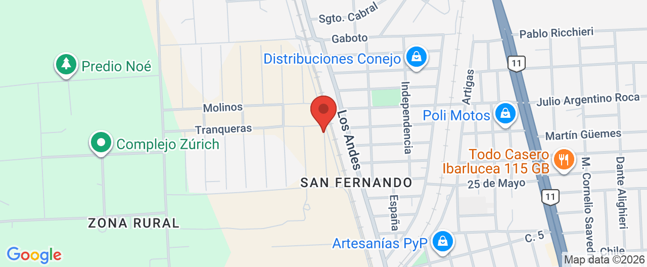 Mapa de la ubicación