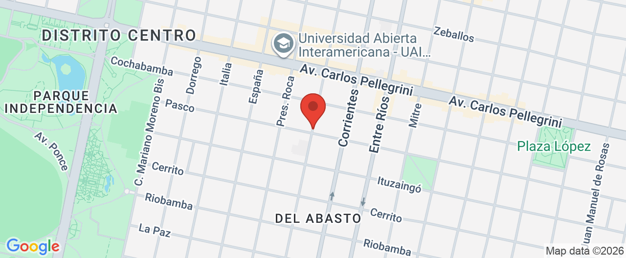 Mapa de la ubicación