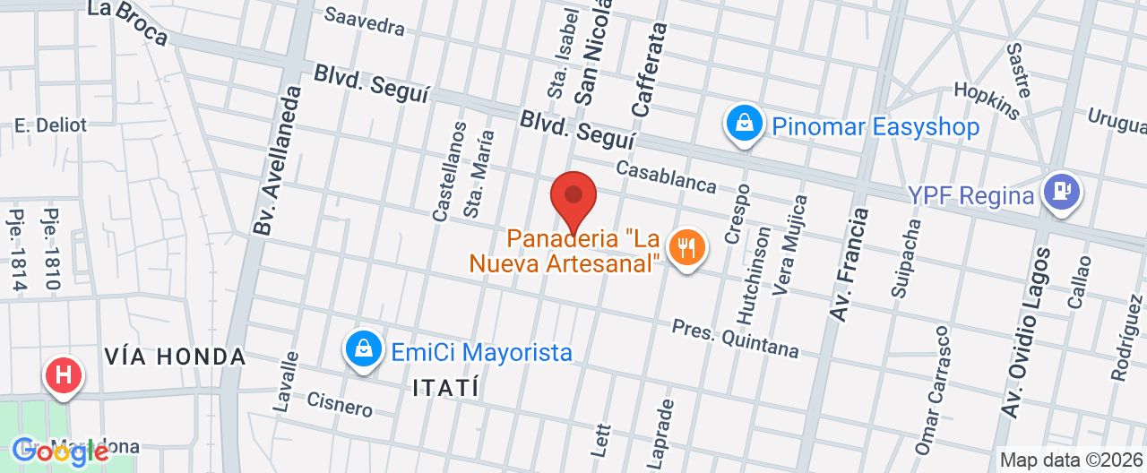 Mapa de la ubicación