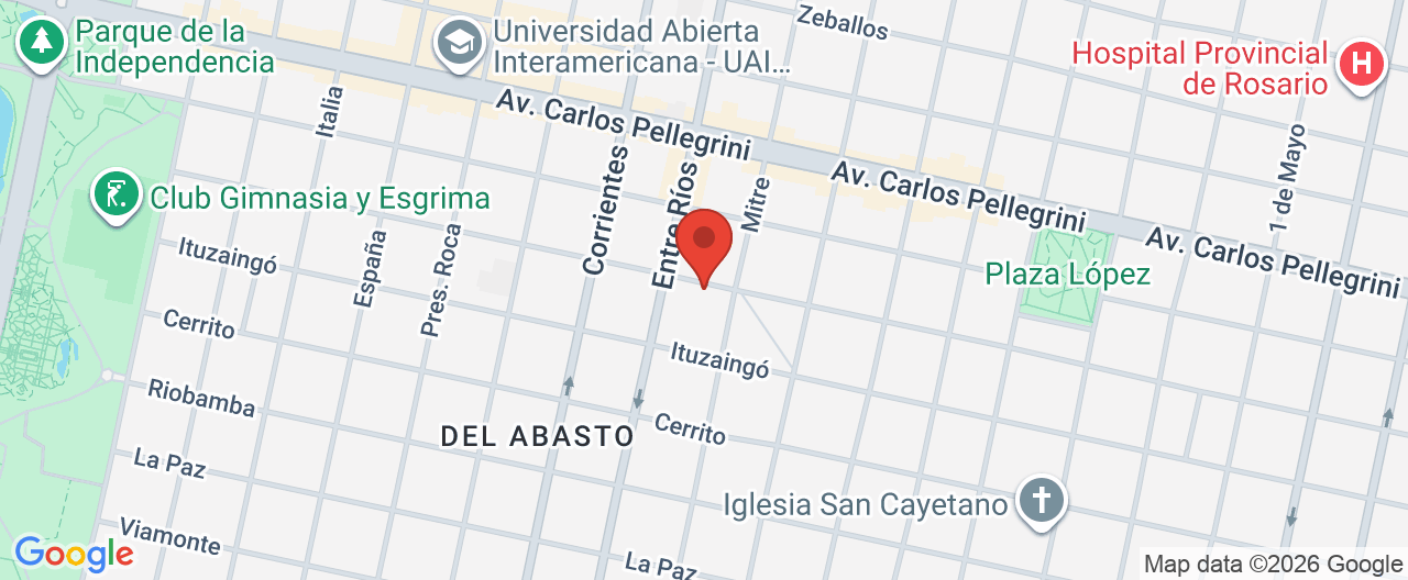 Mapa de la ubicación