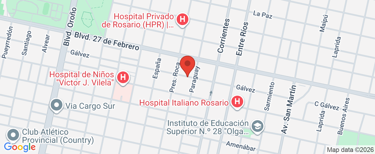 Mapa de la ubicación