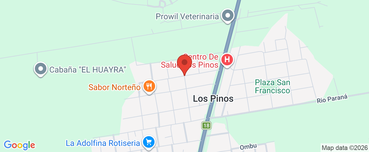 Mapa de la ubicación