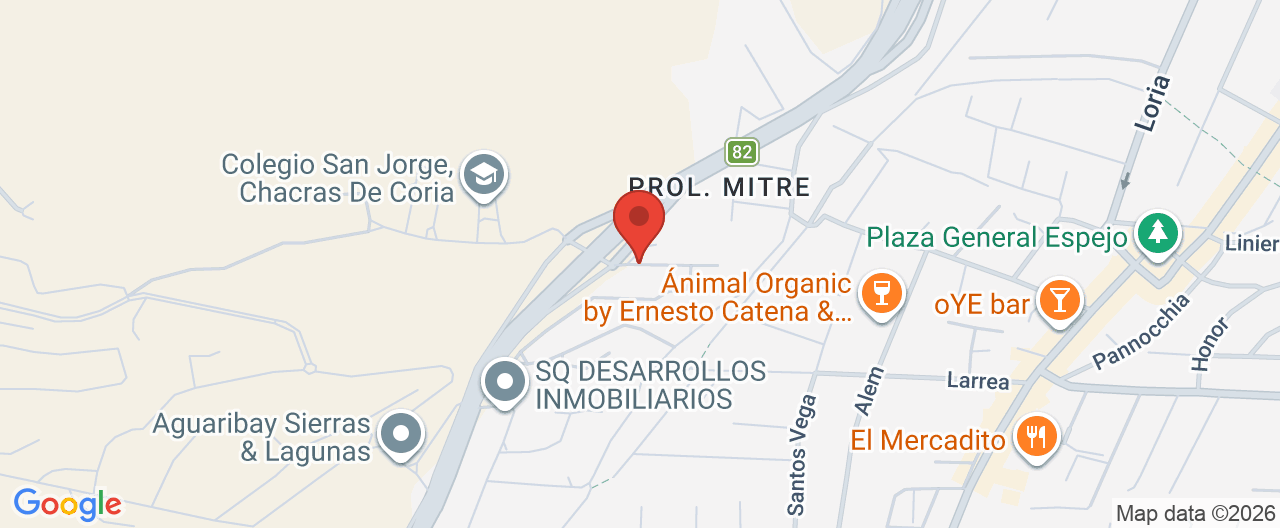 Mapa de la ubicación