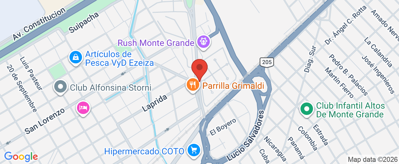 Mapa de la ubicación