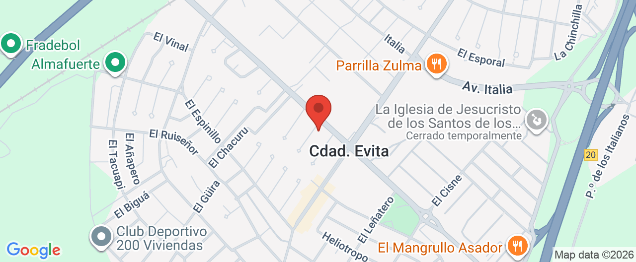 Mapa de la ubicación