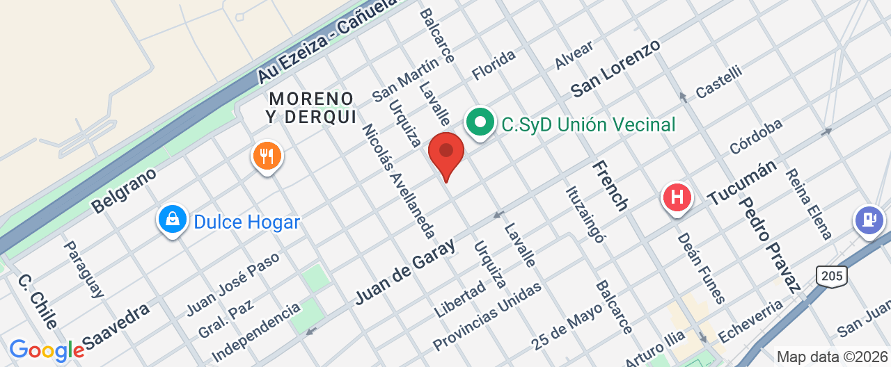 Mapa de la ubicación