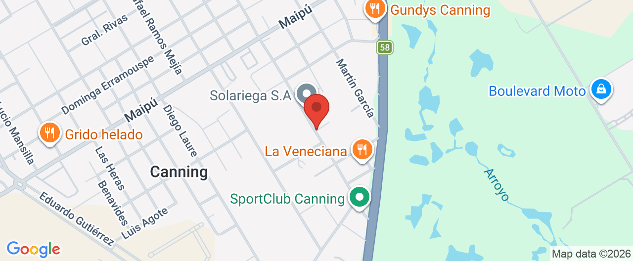 Mapa de la ubicación