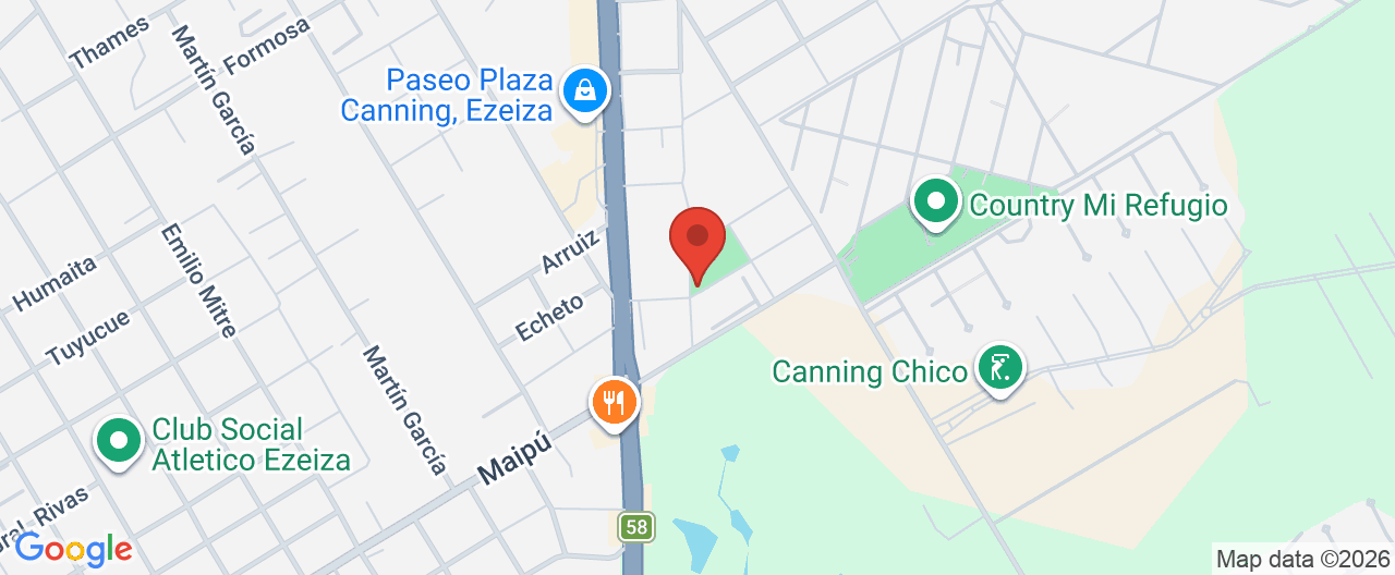 Mapa de la ubicación