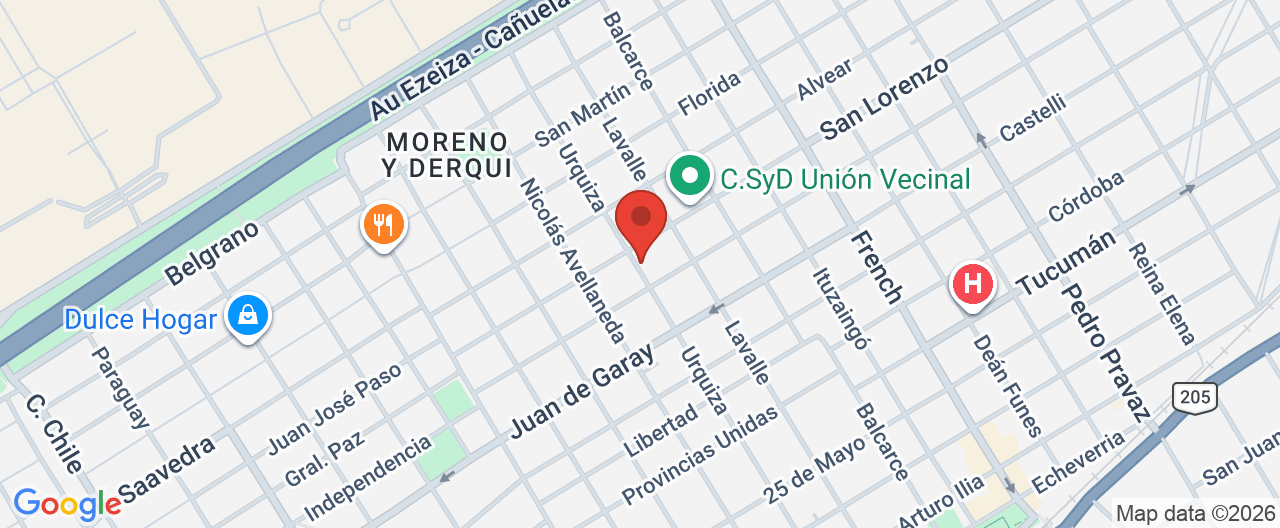 Mapa de la ubicación