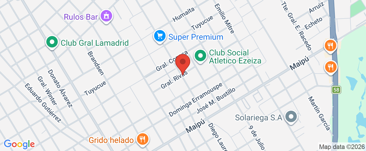 Mapa de la ubicación