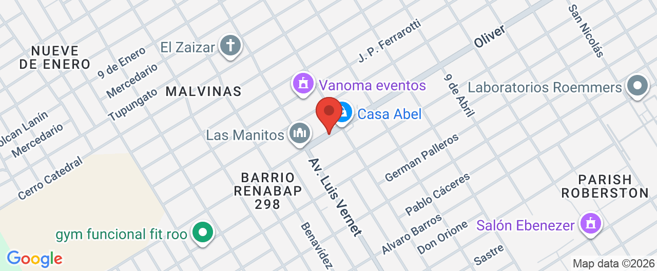 Mapa de la ubicación