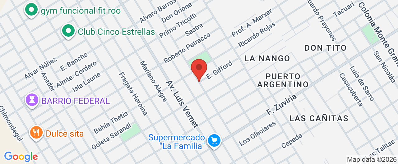 Mapa de la ubicación