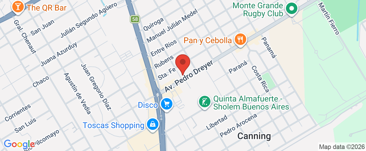 Mapa de la ubicación