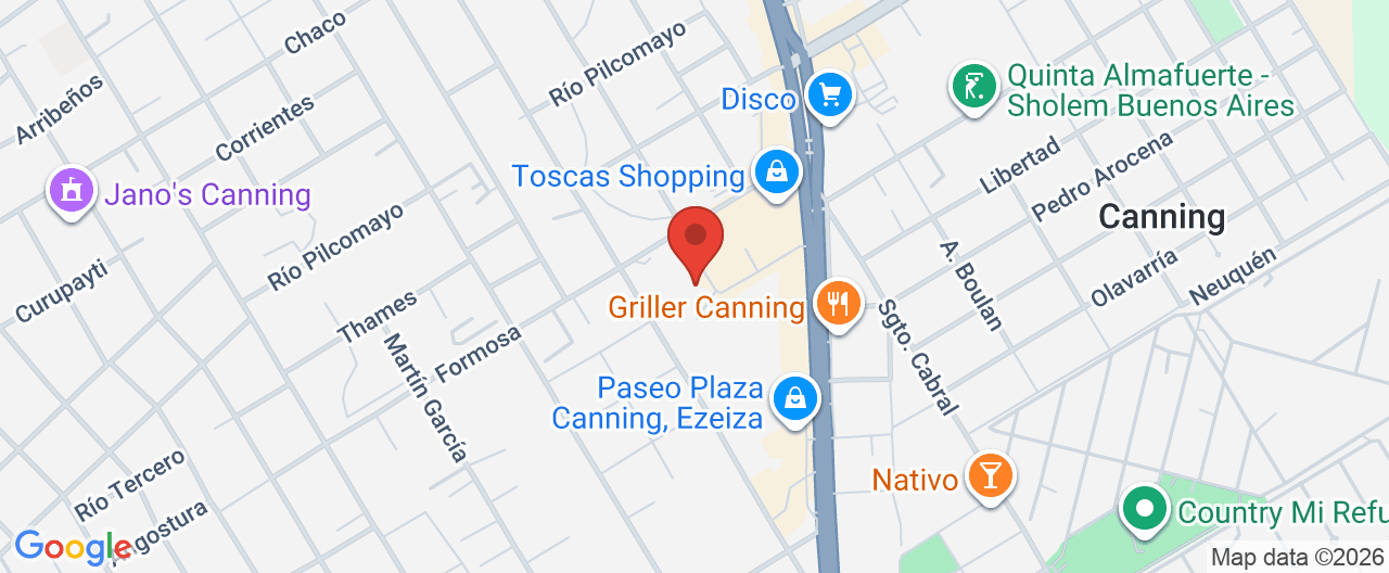 Mapa de la ubicación