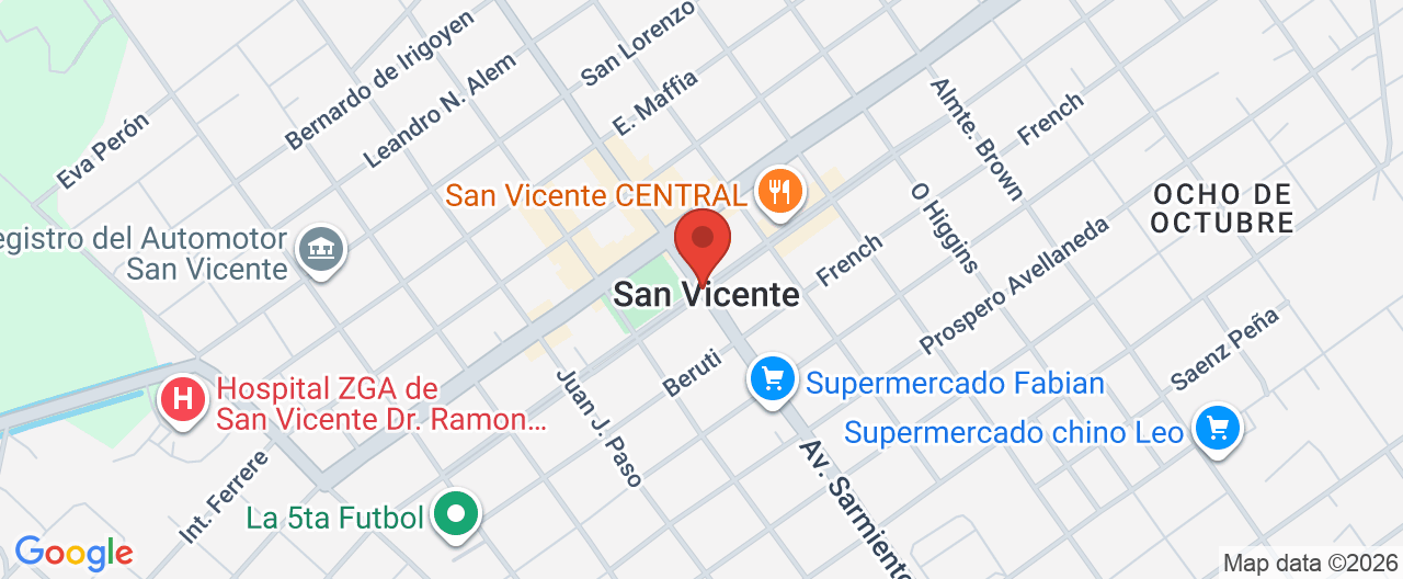 Mapa de la ubicación