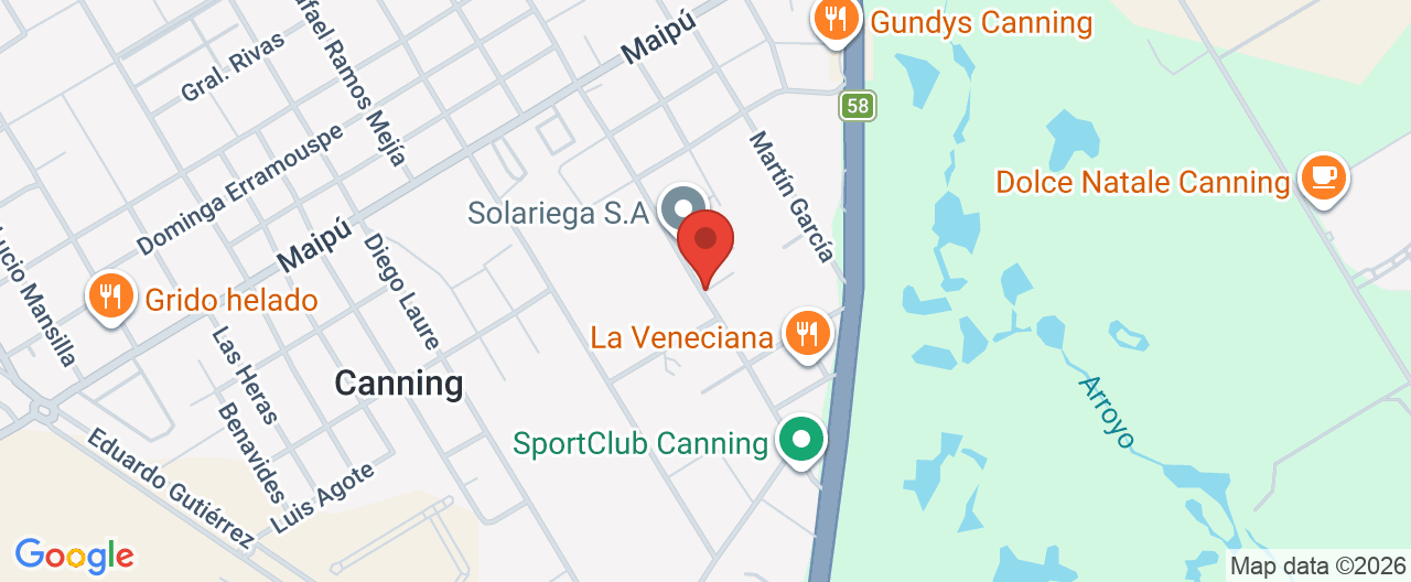 Mapa de la ubicación