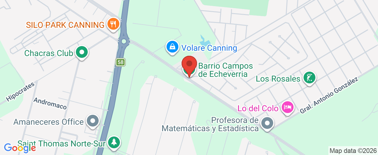 Mapa de la ubicación