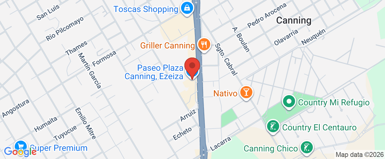 Mapa de la ubicación