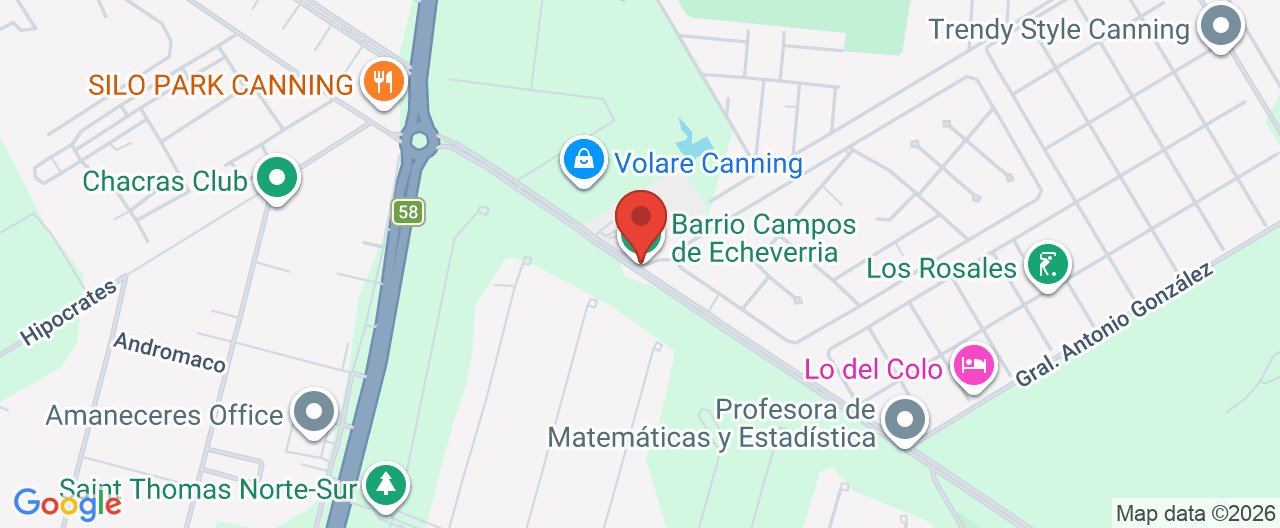 Mapa de la ubicación