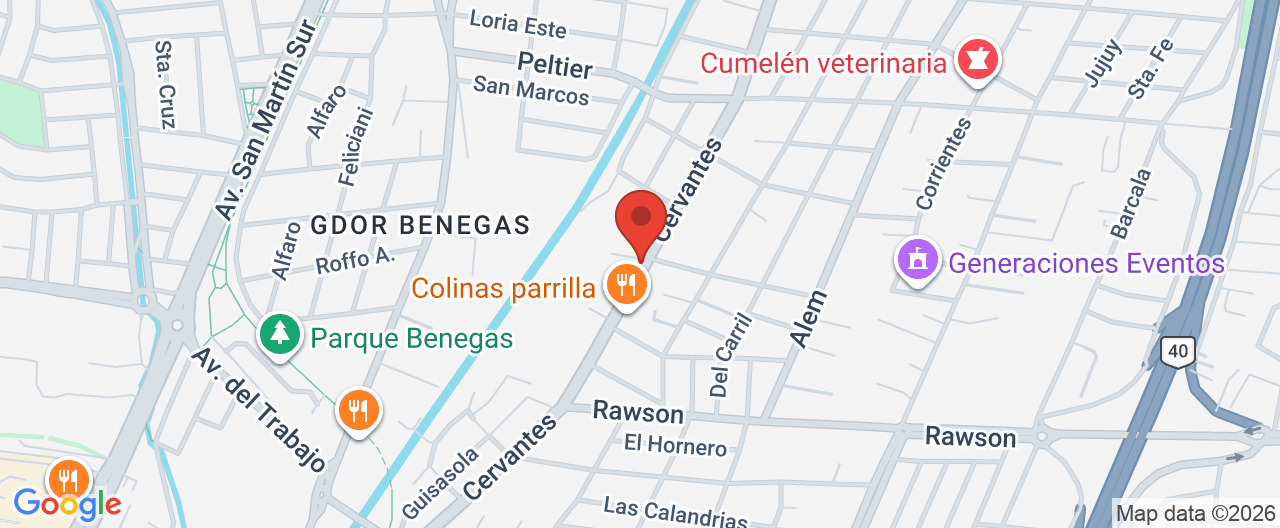 Mapa de la ubicación